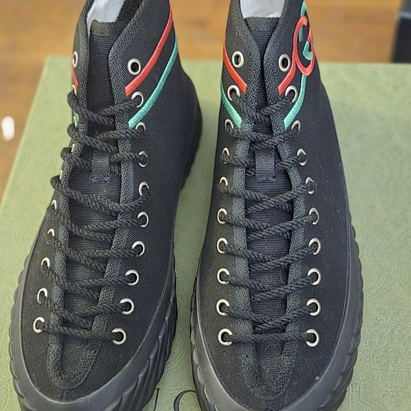 Gucci Men's Black High-Top Sneakers - Picture 3 of 5